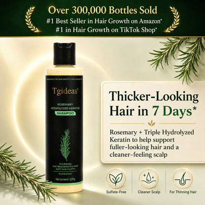 TGIDEAS® Rosemary Hair Growth Shampoo Supports Hair Growth, Dandruff Control & Scalp Health