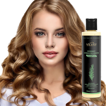 Rosemary Hair Growth Shampoo with Hydrolyzed Keratin for Thicker, Stronger-Looking Hair
