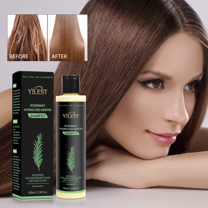 Rosemary Hair Growth Shampoo with Hydrolyzed Keratin for Thicker, Stronger-Looking Hair