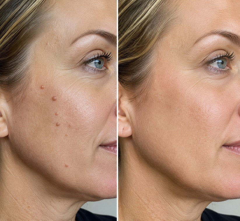 🌟XiMonth MICRONEEDLEBOTANIC SKIN TAG SOLUTION PATCH  InvisibleFace & Body Patches for RaisedMoles, Acne, Flat Warts & SkinTags -Helps Improve theAppearance of Wrinkles, Scars &Blemishes